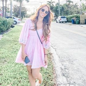 Loveshackfancy mini smocked dress